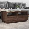 Salontafel Met Led-Verlichting 50X49X40 Cm Kleurig