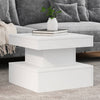 Salontafel Met Led-Verlichting 50X50X40 Cm
