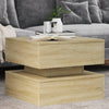 Salontafel Met Led-Verlichting 90X50X40 Cm