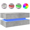 Salontafel Met Led-Verlichting 90X50X40 Cm