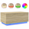 Salontafel Met Led-Verlichting 90X50X40 Cm Kleurig