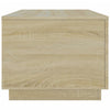 Salontafel Met Led-Verlichting 90X50X40 Cm Kleurig