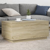 Salontafel Met Led-Verlichting 90X50X40 Cm Kleurig