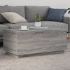 Salontafel Met Led-Verlichting 90X50X40 Cm Kleurig