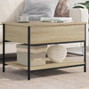 Salontafel 100X50X50 Cm Bewerkt Hout En Metaal