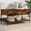 Salontafel 100X50X50 Cm Bewerkt Hout En Metaal