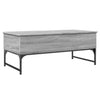 Salontafel 100X50X40 Cm Bewerkt Hout En Metaal
