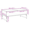 Salontafel 100X50X40 Cm Bewerkt Hout En Metaal