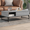 Salontafel 100X50X35 Cm Bewerkt Hout En Metaal