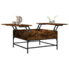 Salontafel Bewerkt Hout En Metaal