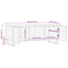 Salontafel 100X55X40 Cm