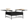 Salontafel 95X95X45 Cm Bewerkt Hout En Metaal