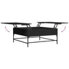 Salontafel 95X95X45 Cm Bewerkt Hout En Metaal