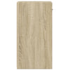 Nachtkastjes 35X34X65 Cm Bewerkt Hout Kleurig