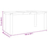 Eettafel Panama 160X80X75 Cm Massief Grenenhout