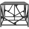 Salontafel Met Glazen Blad 98,5X50X41 Cm Staal