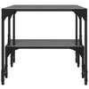 Salontafel Met Glazen Blad 98,5X50X45 Cm Staal
