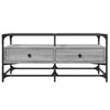 Salontafel Met Glazen Blad 98,5X50X45 Cm Staal