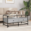 Salontafel Met Glazen Blad 98,5X50X45 Cm Staal