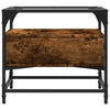 Salontafel Met Glazen Blad 50X50X45 Cm Staal