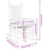 Schommelstoelen Met Gebogen Zitting 2 St Massief Vurenhout