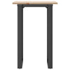 Eettafel Massief Grenenhout En Staal Naturel Geïmpregneerd