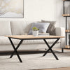 Salontafel 90X40X45,5 Cm Grenenhout En Staal