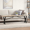 Salontafel 90X40X45,5 Cm Grenenhout En Staal