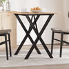 Salontafel 90X40X45,5 Cm Grenenhout En Staal