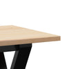 Salontafel Massief Grenenhout En Staal Naturel Geïmpregneerd