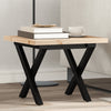 Salontafel 90X40X45,5 Cm Grenenhout En Staal