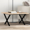 Salontafel 90X40X45,5 Cm Grenenhout En Staal