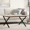 Salontafel 90X40X45,5 Cm Grenenhout En Staal