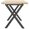 Salontafel 90X40X45,5 Cm Grenenhout En Staal