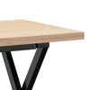 Salontafel 90X40X45,5 Cm Grenenhout En Staal