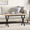 Salontafel 90X40X45,5 Cm Grenenhout En Staal