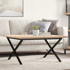 Salontafel 90X40X45,5 Cm Grenenhout En Staal