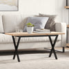 Salontafel 90X40X45,5 Cm Grenenhout En Staal