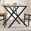 Salontafel 90X40X45,5 Cm Grenenhout En Staal