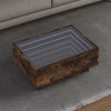 Bijzettafel Met Led Bewerkt Hout