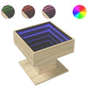 Salontafel Met Led 50X50X45 Cm Bewerkt Hout Kleurig