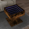 Salontafel Met Led 50X50X45 Cm Bewerkt Hout Kleurig