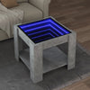 Salontafel Met Led 53X53X45 Cm Bewerkt Hout Eiken
