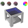 Salontafel Met Led 53X53X45 Cm Bewerkt Hout Eiken