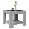 Salontafel Met Led 53X53X45 Cm Bewerkt Hout Eiken