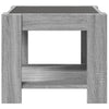 Salontafel Met Led 53X53X45 Cm Bewerkt Hout Eiken