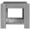 Salontafel Met Led 53X53X45 Cm Bewerkt Hout Eiken