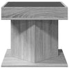 Salontafel Met Led 50X50X45 Cm Bewerkt Hout Eiken