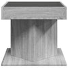 Salontafel Met Led 50X50X45 Cm Bewerkt Hout Eiken