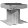 Salontafel Met Led 50X50X45 Cm Bewerkt Hout Eiken
